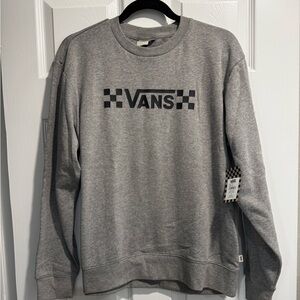 Vans Men's Crewneck Sweat Shirt in Gray